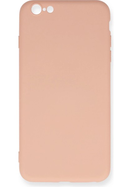 iPhone 6 Plus Kılıf Nano Içi Kadife Silikon - Pudra indirimleri