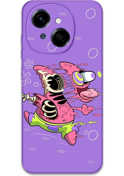 Tecno Spark Go 1 2025 Uyumlu Sünger Bob Desenli Telefon Kılıfı + Ekran Koruyucu - 5939