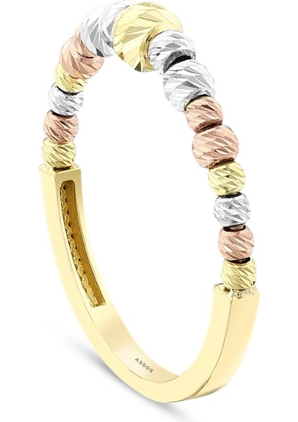 Dorika Toplu Altın Yüzük - 14K