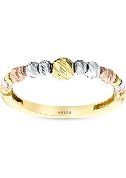 Dorika Toplu Altın Yüzük - 14K