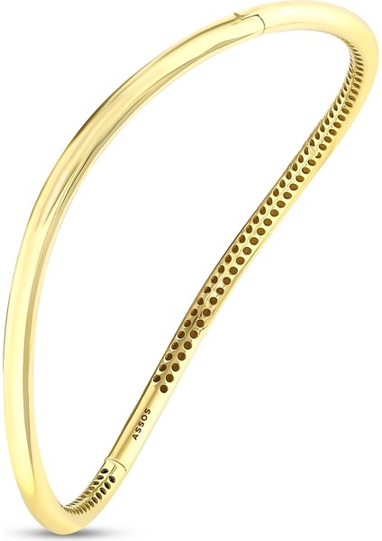 Altın Tasarım Kelepçe - 14K