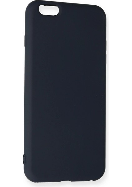 iPhone 6 Plus Kılıf Nano Içi Kadife Silikon - Lacivert indirimleri