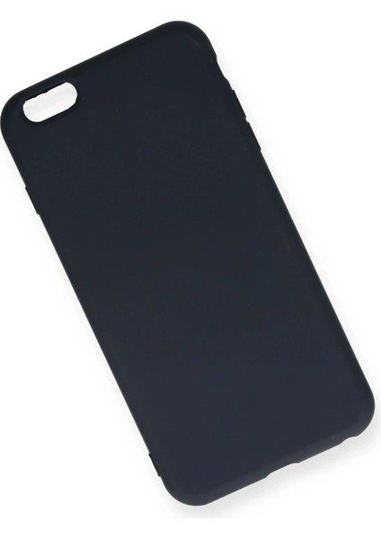 iPhone 6 Plus Kılıf Nano Içi Kadife Silikon - Lacivert