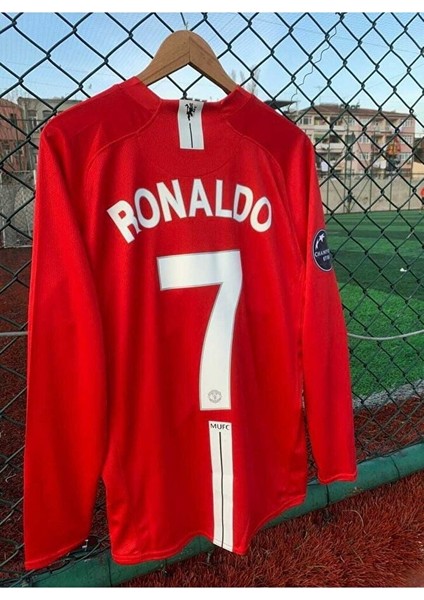 Manchesterr/unitedd 2008 Moskova Şampiyonlar Ligi Finali Cristiano Ronaldo Forması (Red) modelleri