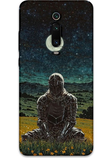 Xiaomi Mi 9t Uyumlu Retro Desenli Telefon Kılıfı + Ekran Koruyucu - 5844