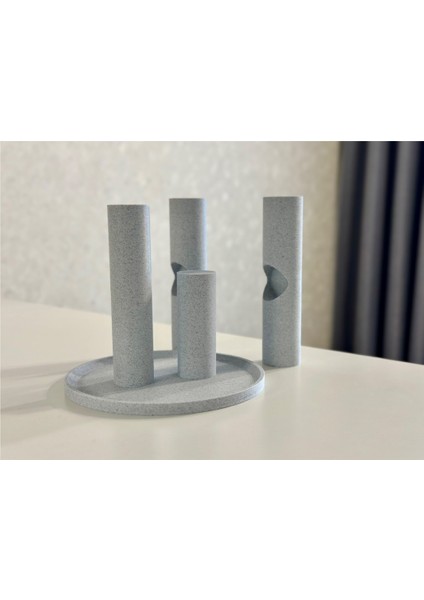 Modern 3D Takı Standı – Kolye, Bileklik ve Yüzük Organizeri (Dekoratif Masaüstü Stand) fiyatları