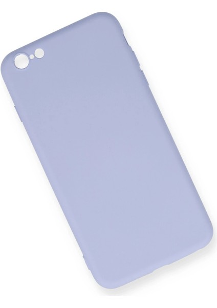 iPhone 6 Plus Kılıf Nano Içi Kadife Silikon - Lila