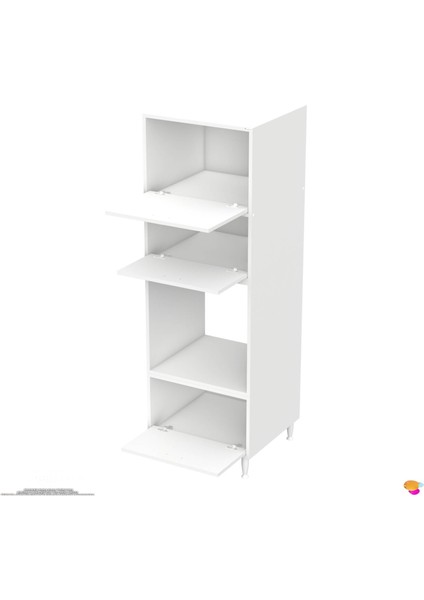 Dino Ankastre Mutfak Kiler Dolabı-Ankastre Fırın Alan Ölçüleri: 60X186X56 cm