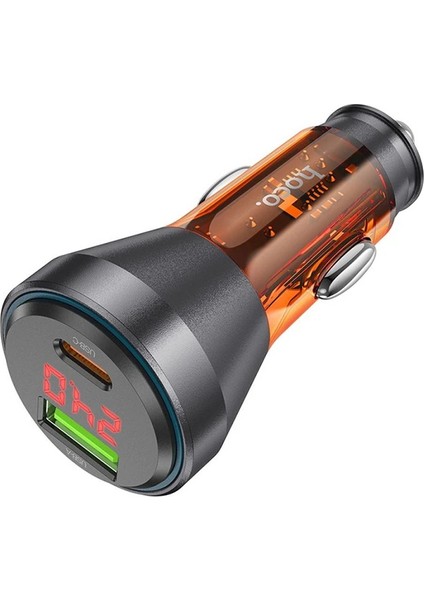 Hoco NZ12B Unimpeded PD48W USB + Type-C Araç Çakmaklık Hızlı Şarj ALETI-(5775) - T759G588-Z08 fiyatları
