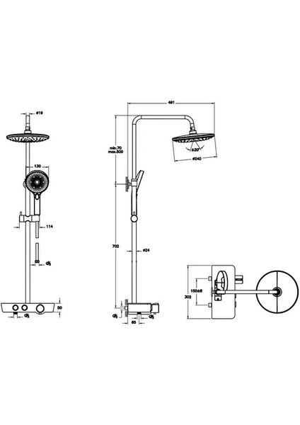 Vitra Aquacontrol Charm 240 2f Duş Sistemi fırsatları