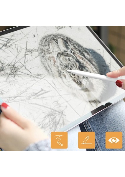Ipad Pro 12.9 Inch 2021-2020-2018 Paper Like Film Darbe Emici Pet Ekran Koruyucu-( - T750G767-Z20 fiyatları