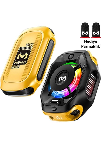 Memo CX12 Pro 2000MAH Bataryalı I Manyetik Cep Telefon SOĞUTMA-(5775) - T989G364-Z81989