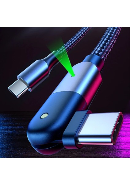 Ally 60W USB Type-C Pd Hızlı Şarj Kablosu 2metre Döner Başlıklı KABLO-(5775) - T795G250-Z96 modelleri