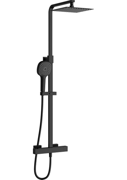 Artema Aquaheat A4720236 Bliss S 230 Duş Sitemi, Mat Siyah