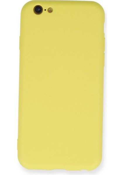 iPhone 6 Kılıf Nano Içi Kadife Silikon - Sarı fırsatları