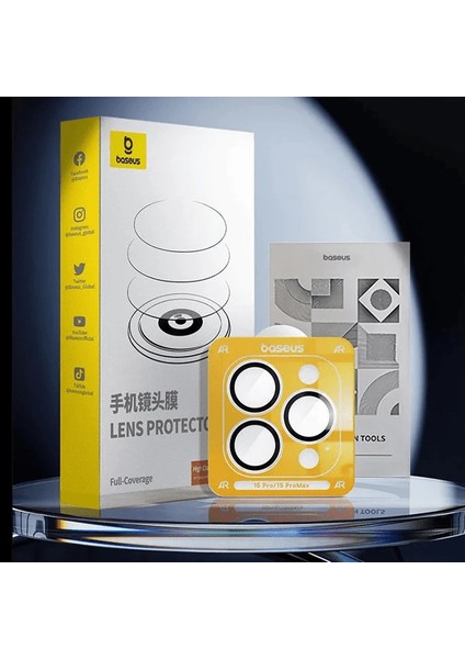 Baseus iPhone 15 Pro/15 Pro Max Için Corning Serisi Hd Cam Kamera KORUYUCU-(5775) - T864G137-Z5386 indirimleri