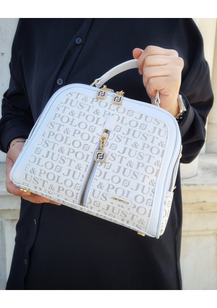 Kadın 4 Bölmeli El ve Omuz Çantası