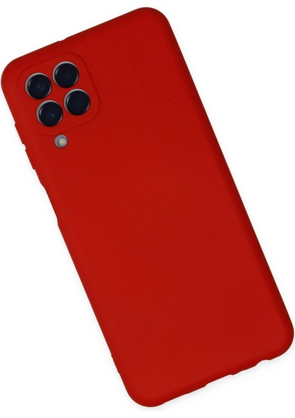 Samsung Galaxy M33 Kılıf Nano Içi Kadife Silikon - Kırmızı indirimleri