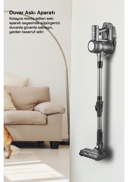 Svc-8632 Elektrikli Süpürge-Gri fiyatları