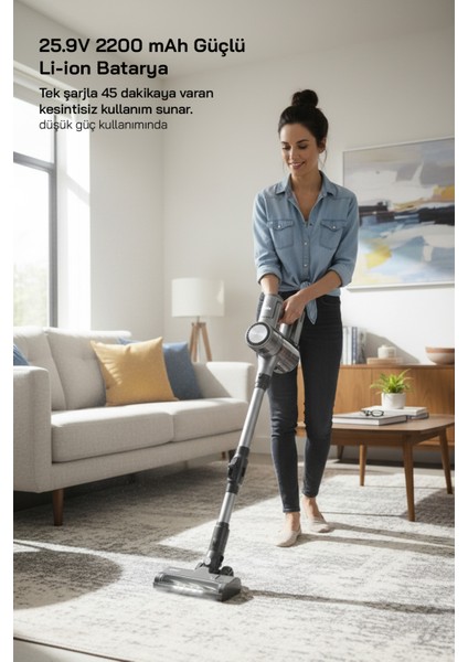Svc-8632 Elektrikli Süpürge-Gri fırsatları