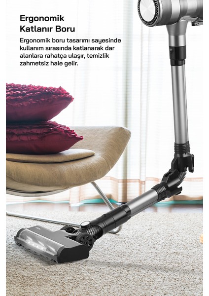 Svc-8632 Elektrikli Süpürge-Gri