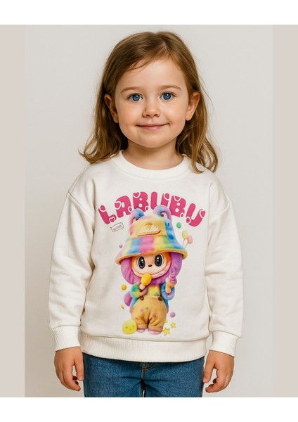 Figürlü Rengarenk Baskılı Çocuk Sweatshirt (2-7 Yaş) fırsatları