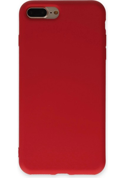 iPhone 7 Plus Kılıf Nano Içi Kadife Silikon - Kırmızı fırsatları