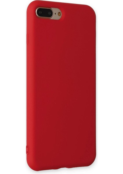 iPhone 7 Plus Kılıf Nano Içi Kadife Silikon - Kırmızı indirimleri