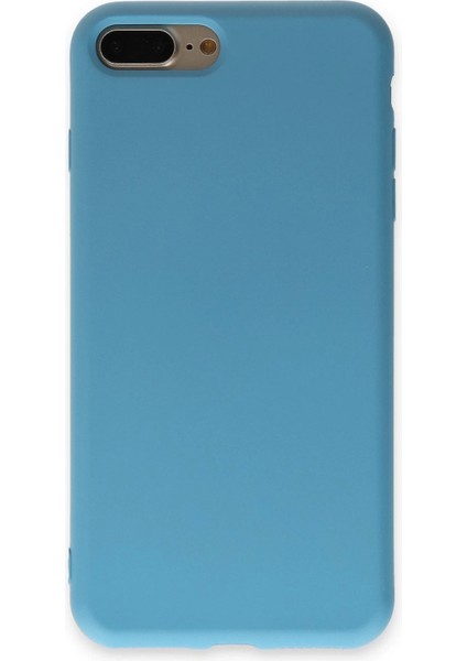 iPhone 7 Plus Kılıf Nano Içi Kadife Silikon - Mavi fırsatları