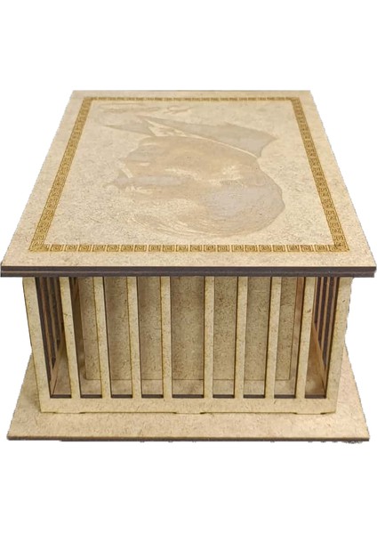 Atatürk Silüetli 19,5X27X11 cm Anıtkabir Çocuklar Için Yapboz Masanız Için Harika Ürün. fırsatları
