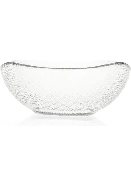 Krconline Vegas Cam Kare Kase - Şeffaf - 12,5 cm 12'li modelleri