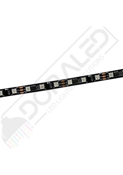 WS2811 Argb Adreslenebilir Siyah Pixel Şerit LED IP20 5m 60LED Magic LED indirimleri