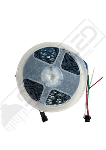 WS2811 Argb Adreslenebilir Siyah Pixel Şerit LED IP20 5m 60LED Magic LED