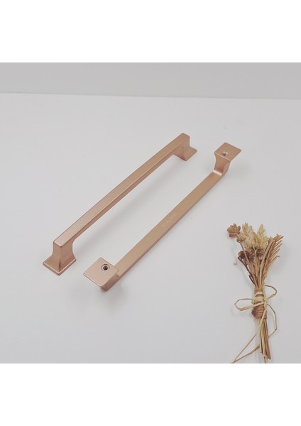 Kürdevan 160MM Metal Modern Şık Rose Gold Mutfak Banyo Dolap Çekmece Kulpu 1. Sınıf Malzeme modelleri