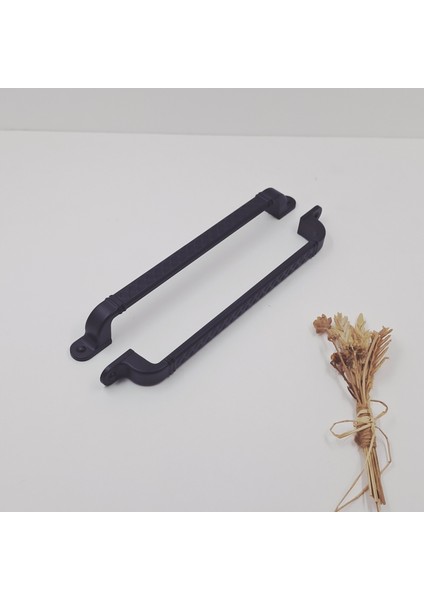 Hasır 160MM Siyah Metal Mutfak Banyo Dolap Çekmece Mobilya Kulpu 1. Sınıf Malzeme