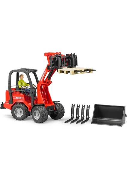 Bruder Schäffer 2034 Kompakt Yükleyici, Sürücü ve Aksesuarları BR02191 fırsatları