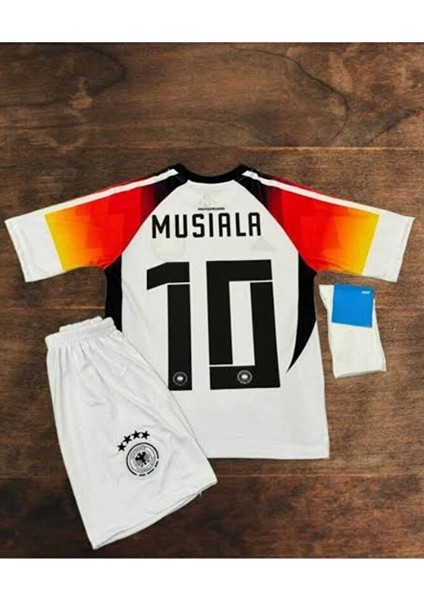 Almanya Euro 2024 Jamal Musiala Iç Saha Çocuk Forması 4'lü Set fiyatları