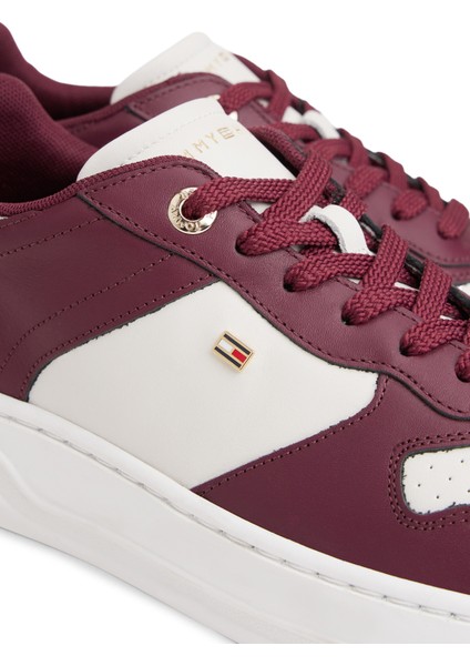 Beyaz - Bordo Kadın Sneaker FW0FW08795H04 indirimleri