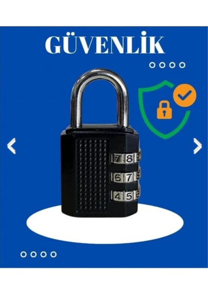 Şifreli Asma Kilit - 32 mm
