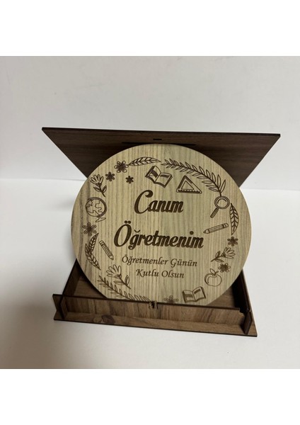 Öğretmenler Gününe Ahşap Kutu