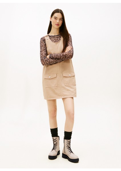 Deri Açık Bej Kadın Bot EN0EN02907AES