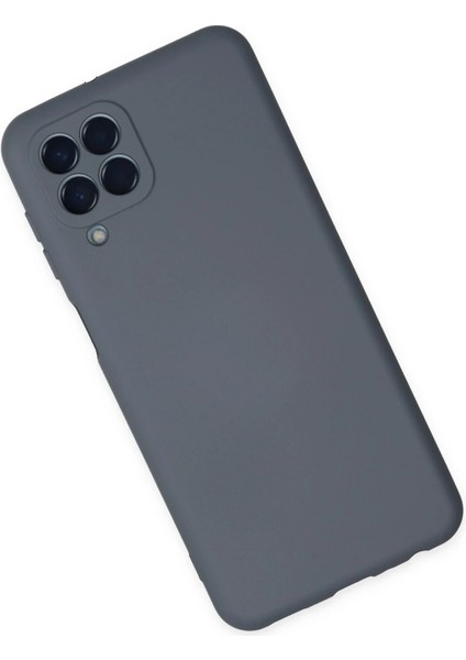 Samsung Galaxy M33 Kılıf Nano Içi Kadife Silikon - Gri indirimleri