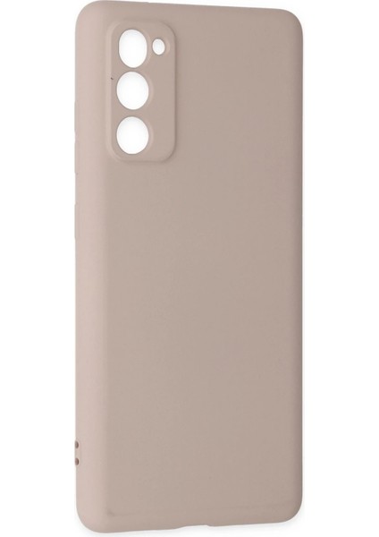 Samsung Galaxy S20 FE Kılıf Nano içi Kadife Silikon - Pudra indirimleri