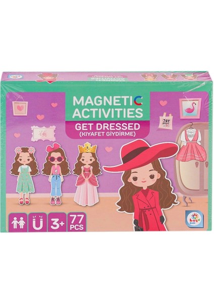 LC7982 Manyetik Aktivite Kız Kıyafet Giydirme -Laçokids modelleri