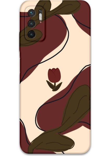 Xiaomi Redmi Note 10 5g Uyumlu Çiçek Desenli Telefon Kılıfı + Ekran Koruyucu - 5790