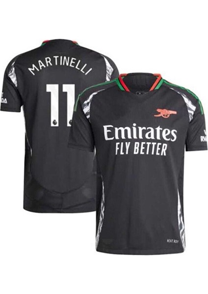 A.r.s.e.n.a.l 2024/25 Yeni Sezon Gabriel Martinelli Deplasman Forması (Black) modelleri