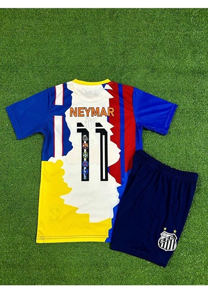 Neymar Jr Tüm Kulüpler Özel Konsept Çocuk Forması