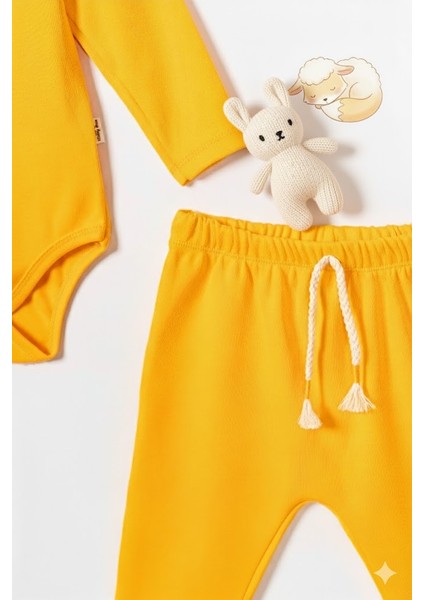 2 Li Premium Set %100PAMUK0-3 Ay/24-36 Ay (3 Yaş)Arası Nakışlı Zıbın Çıtçıtlı Body ve Pantolon Takımı Unisex Kız Erkek Bebek ve Çocuk modelleri