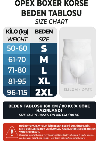 Opex Bel ve Göbek Korse Boxer – Yüksek Bel, Karın Toparlayıcı ve Sıkılaştırıcı, Beyaz fırsatları