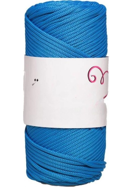 Makrome Ipi 3mm Polyester Mavi